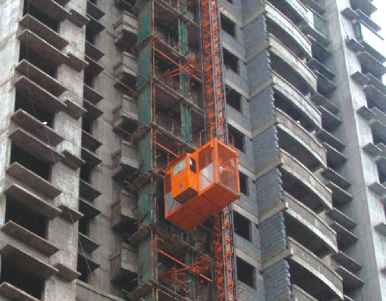 SCD200/200 Construction Lift - Yantai International Double Star Construction Site