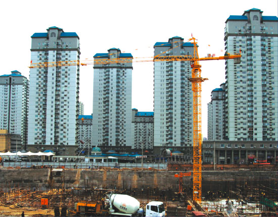 TC5512 Tower Crane - Beijing Hong Kong Garden Construction Site