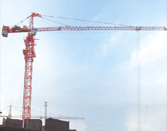 TC6014A Tower Crane - Construction Site of Huludao Shipyard in Liaoning Province