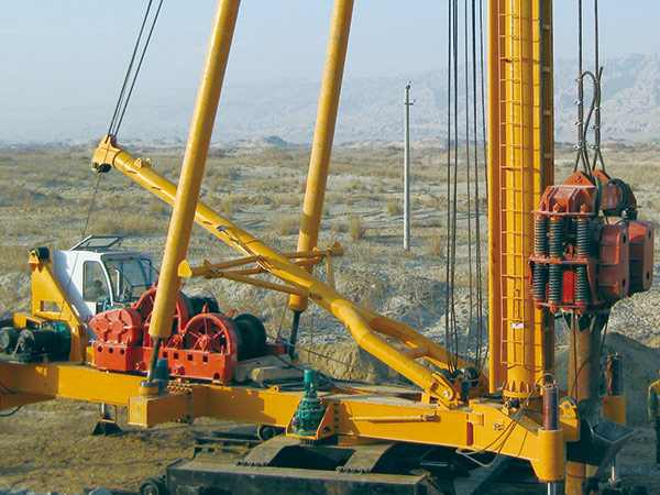 Pile driver construction