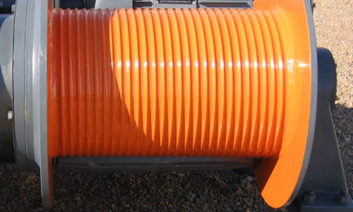 Spiral groove drum design, tight rope arrangement, no tangled rope 