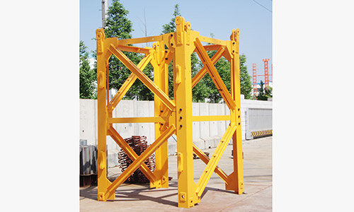 The standard section is a piece assembly structure connected by fishtail pin shafts, which is convenient for container transportation. 