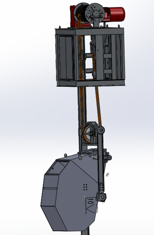 Safe and reliable vertical lifting feeding technology 