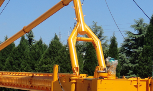 The bottom of the lifting pole adopts a large