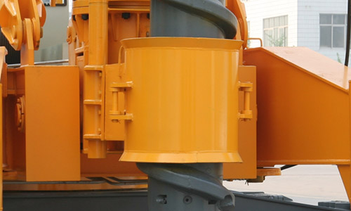 The column and platform are connected by a